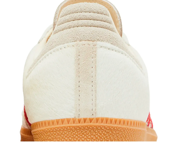 adidas Samba OG Pony Hair Wonder Beige Better Scarlet