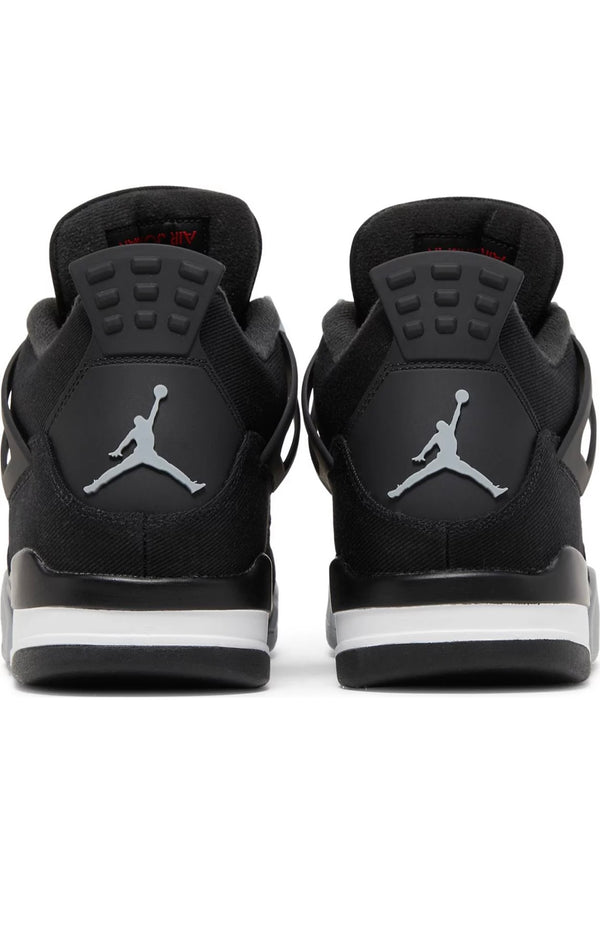 Jordan 4 Black Canvas