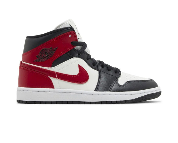 Air Jordan 1 Mid Red White Black