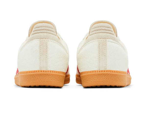 adidas Samba OG Pony Hair Wonder Beige Better Scarlet