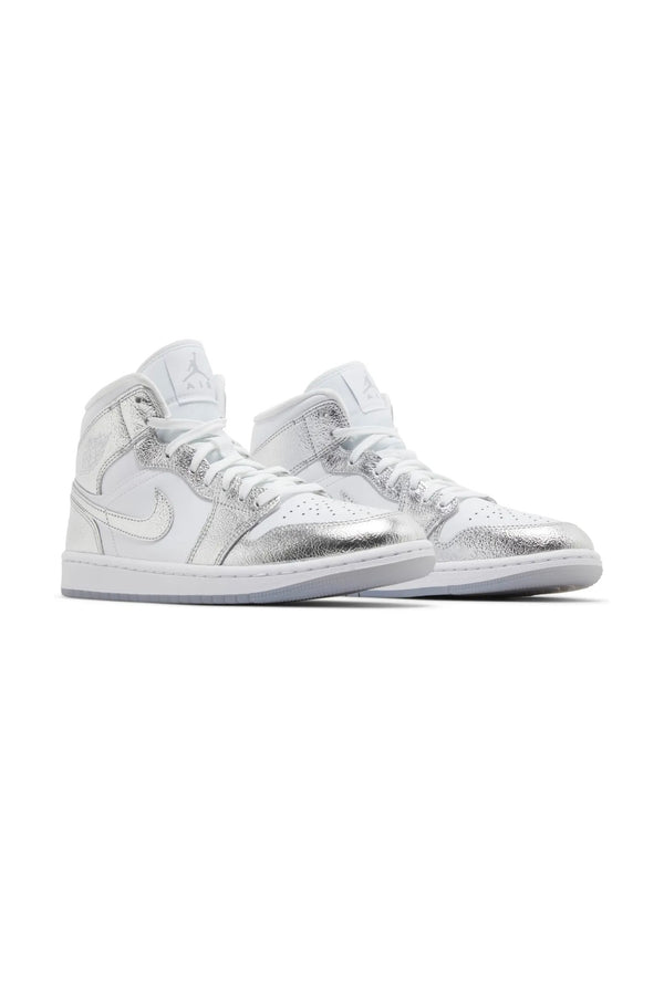 Jordan 1 Mid silver