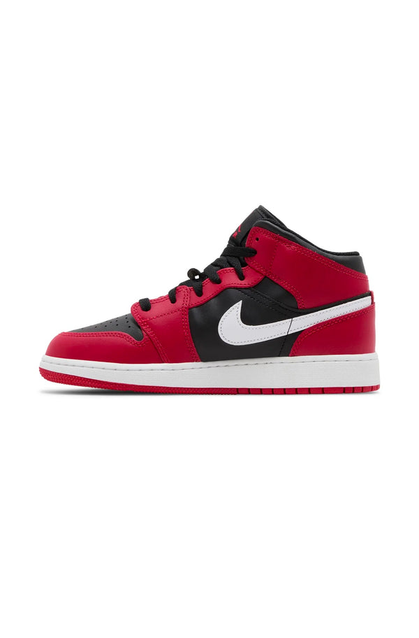 Jordan 1 mid red black