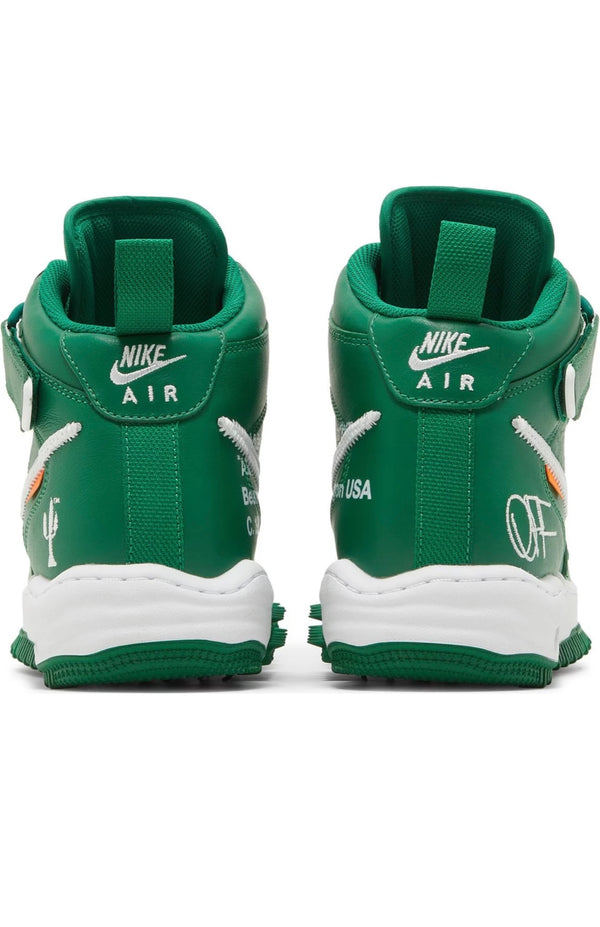 Nike air force 1 mid Off-White pine green