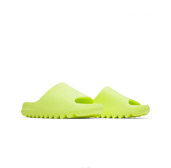 Adidas Yeezy slide green glow