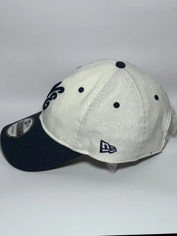 New Era Cap "Linen Script Blu"