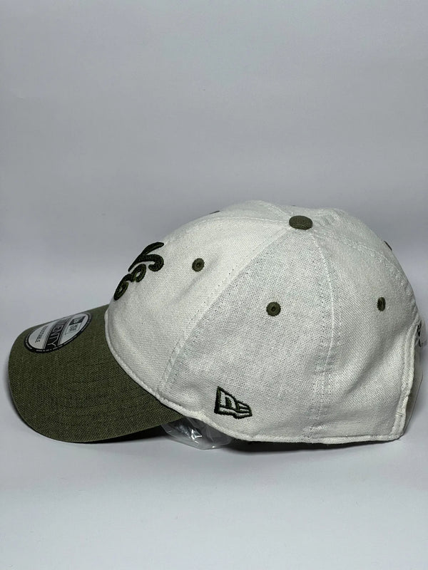 New Era Cap "Linen Script Green"