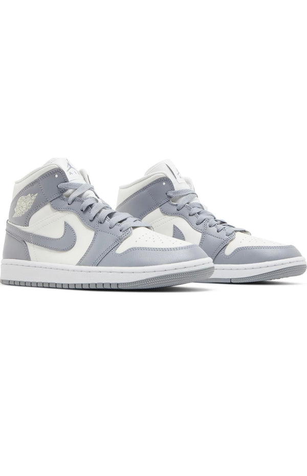 Jordan 1 mid stealth grey sail