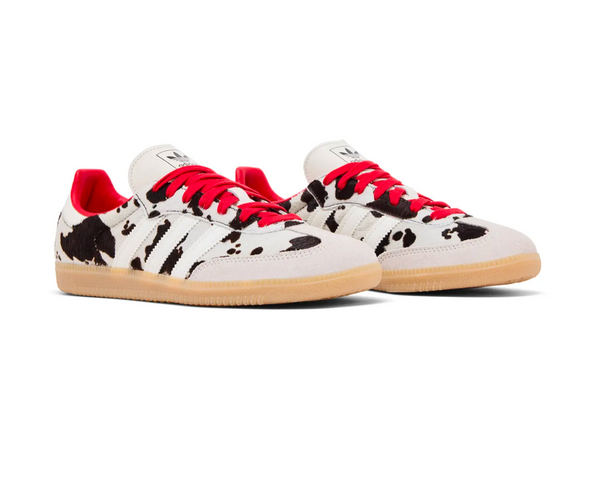 Adidas samba og Cow Print Aurora Coffee