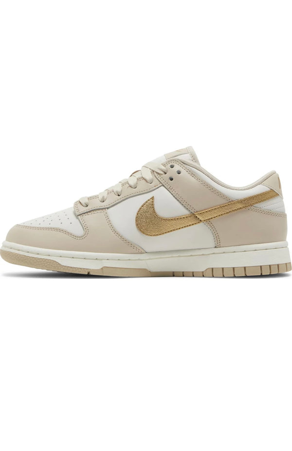 Nike dunk low phantom metallic gold