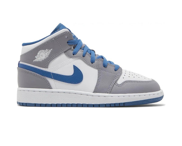 Air Jordan 1 Mid Grey Blue