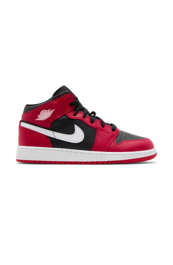 Jordan 1 mid red black