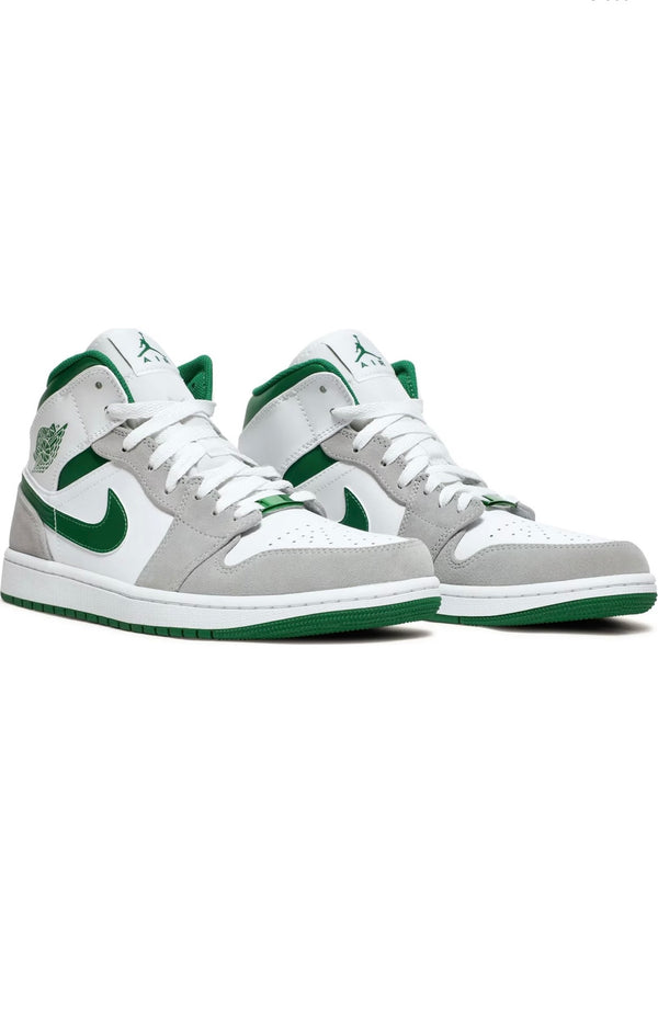 Jordan 1 mid grey green