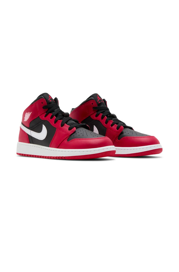 Jordan 1 mid red black