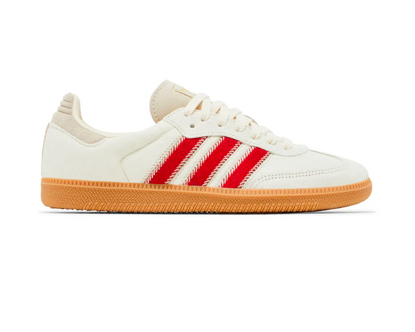 adidas Samba OG Pony Hair Wonder Beige Better Scarlet