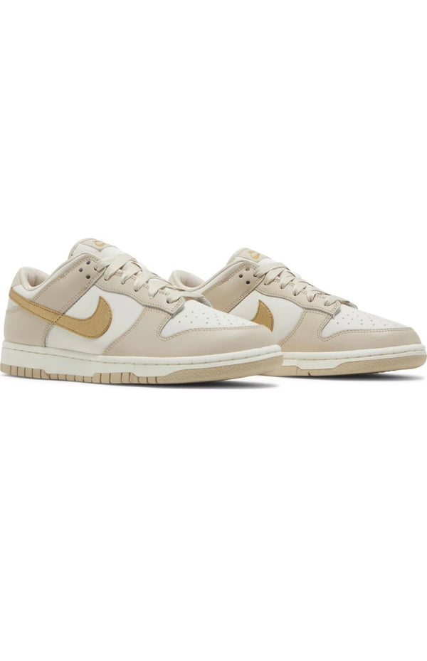 Nike dunk low phantom metallic gold