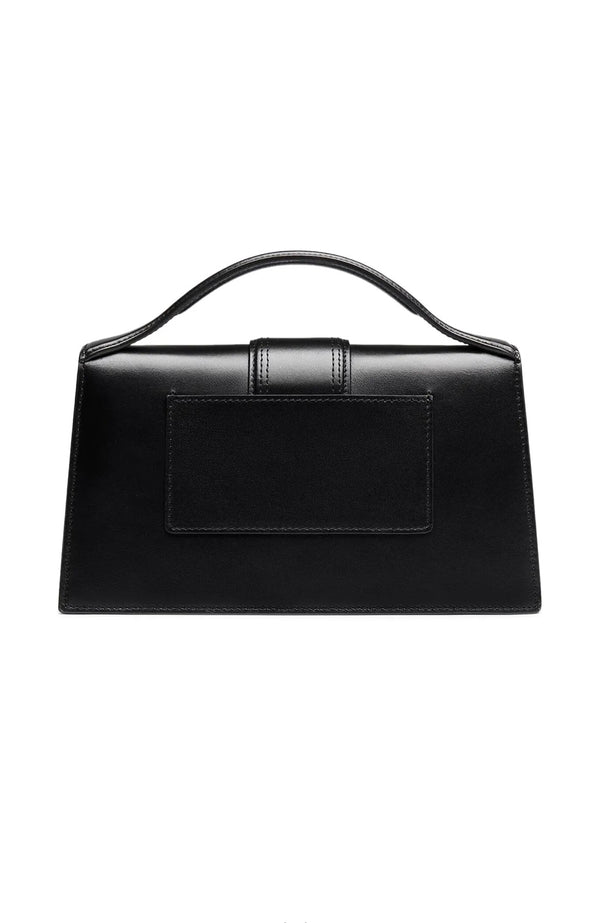 Borsa a Mano Jacquemus Le Grand Bambino Nera Chocolate con Tracolla Regolabile