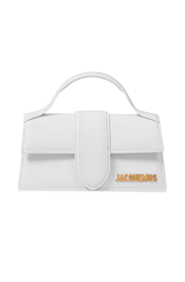 Borsa a Mano Jacquemus Bambino Mini Bianca con Tracolla Regolabile