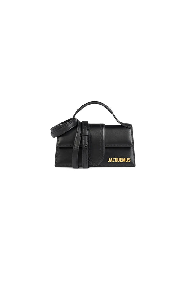 Borsa a Mano Jacquemus Bambino Mini Nera con Tracolla Regolabile