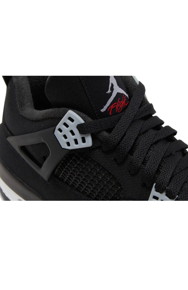 Jordan 4 Black Canvas