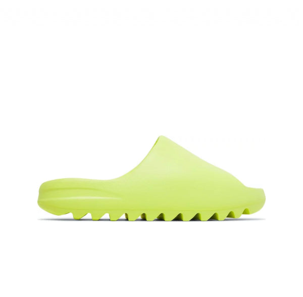 Adidas Yeezy slide green glow
