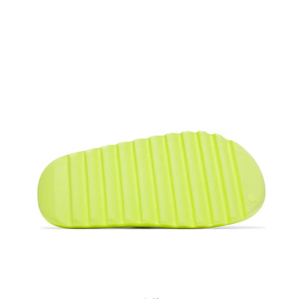 Adidas Yeezy slide green glow