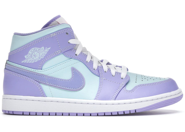 Jordan 1 mid purple acqua