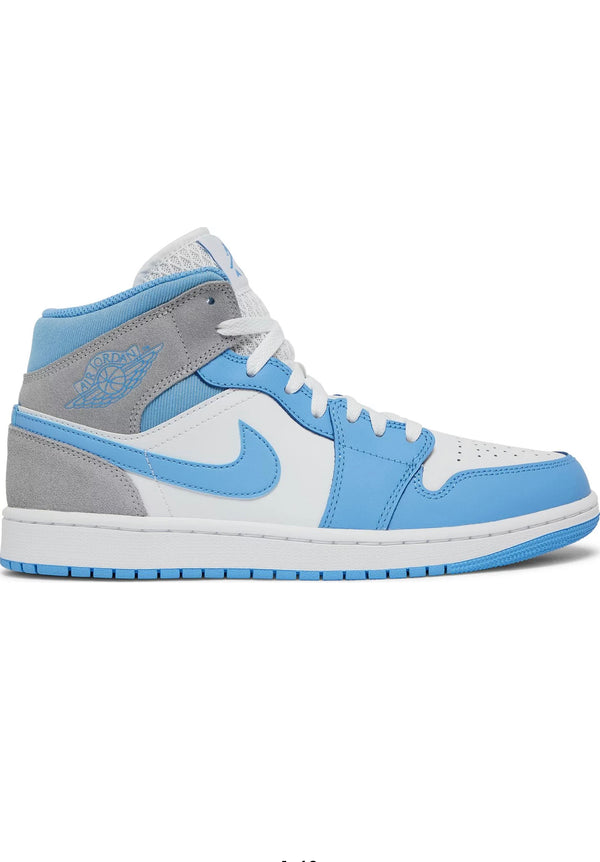 Jordan 1 mid blue grey