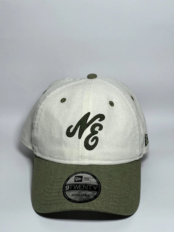 New Era Cap "Linen Script Green"