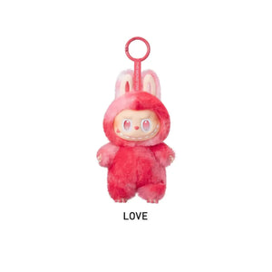 Labubu Love personaggio peluche portachiavi The Monsters collezione Pop Mart