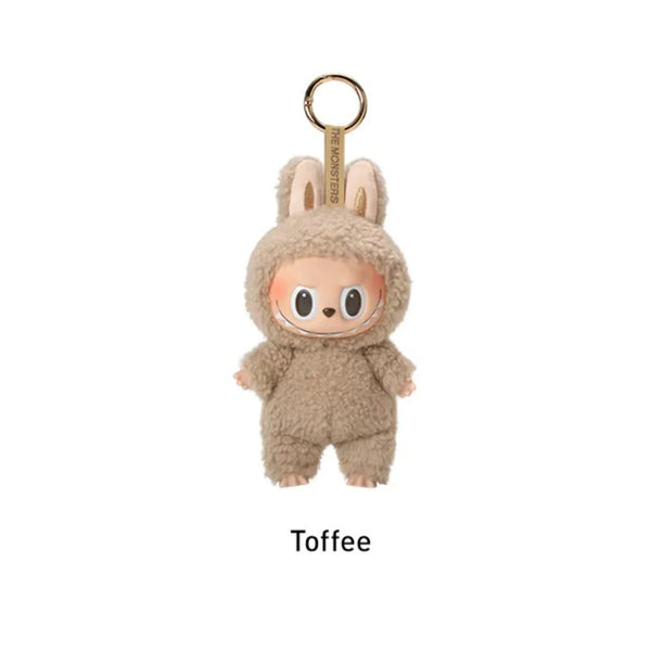 Labubu Toffee personaggio peluche portachiavi The Monsters collezione Pop Mart